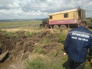 Подробнее о статье Водоснабжение Ровеньков не восстановлено из-за нового порыва магистрального водовода вечером 22 июня.