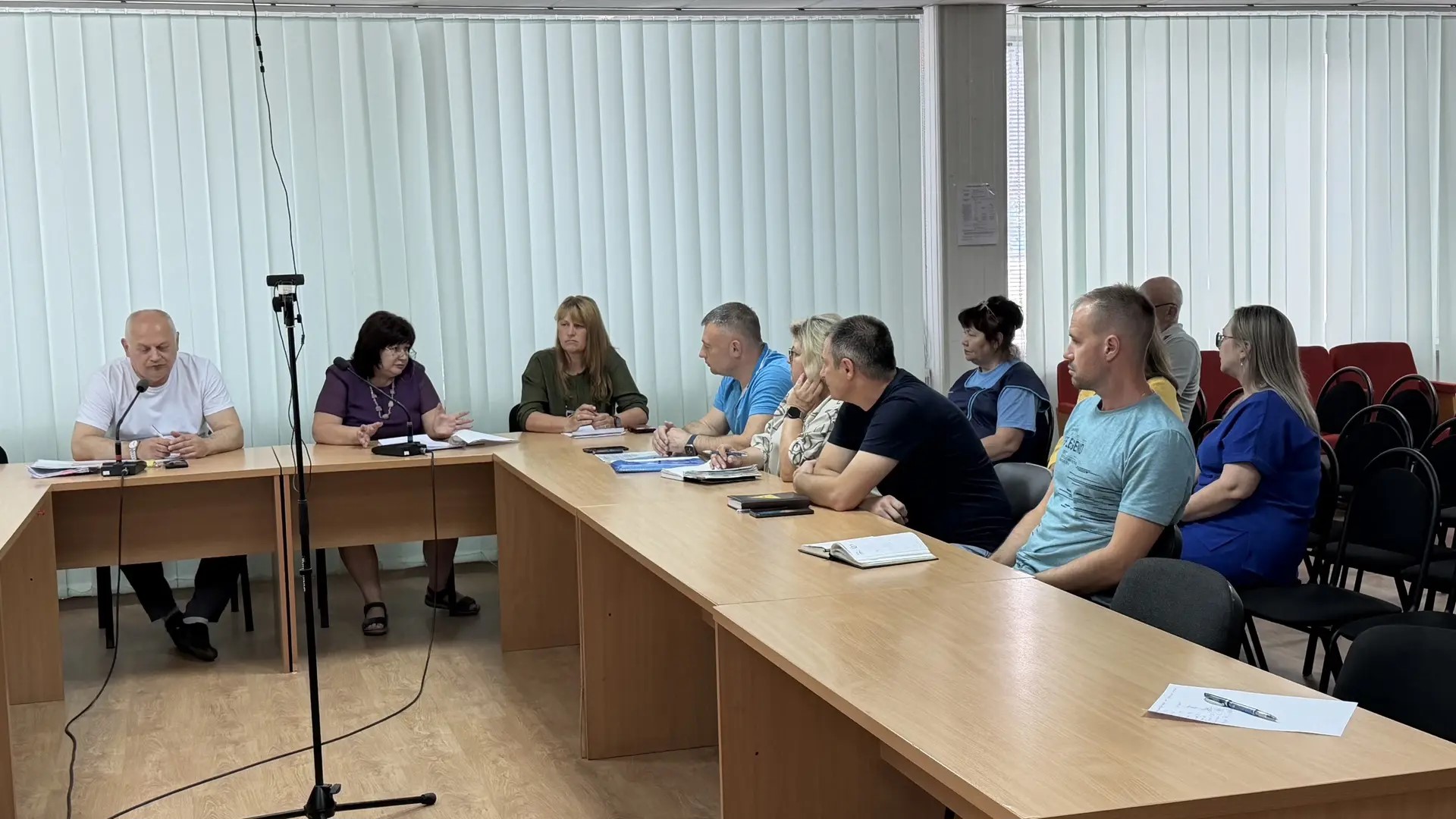 Подробнее о статье Ежемесячно в актовом зале аппарата управления ГУП ЛНР «Лугансквода» проводится День охраны труда в формате круглого стола «Вопрос – ответ».